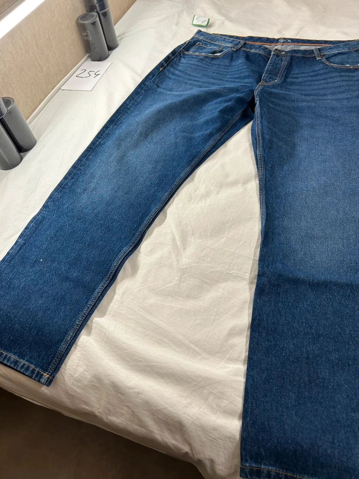 Navy blue tex straight jeans size 54 – photo 5